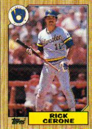 1987 Topps Baseball Cards      129     Rick Cerone
